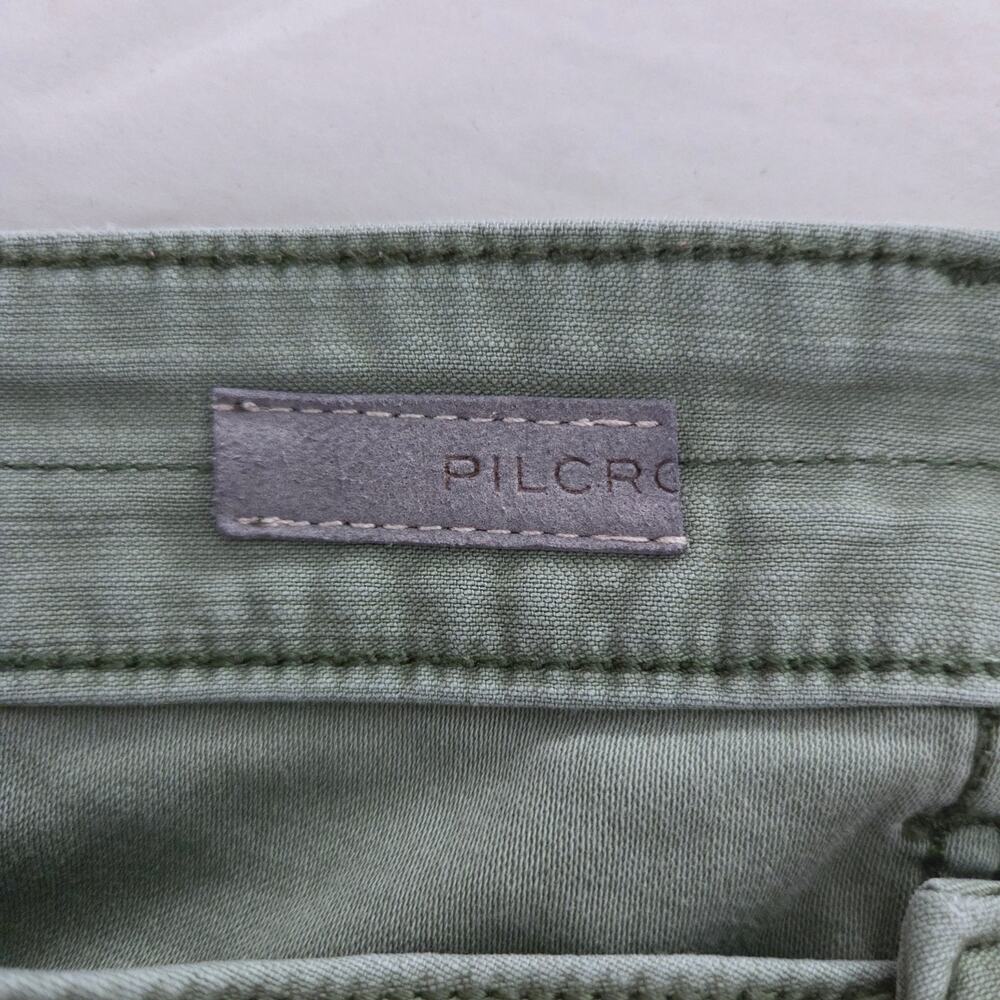 Anthropologie Pilcro Utility Cargo Pants Olive Green Distressed Sz 29 Gorpcore - Picture 10 of 15